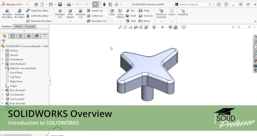 Introduction to SOLIDWORKS course preview