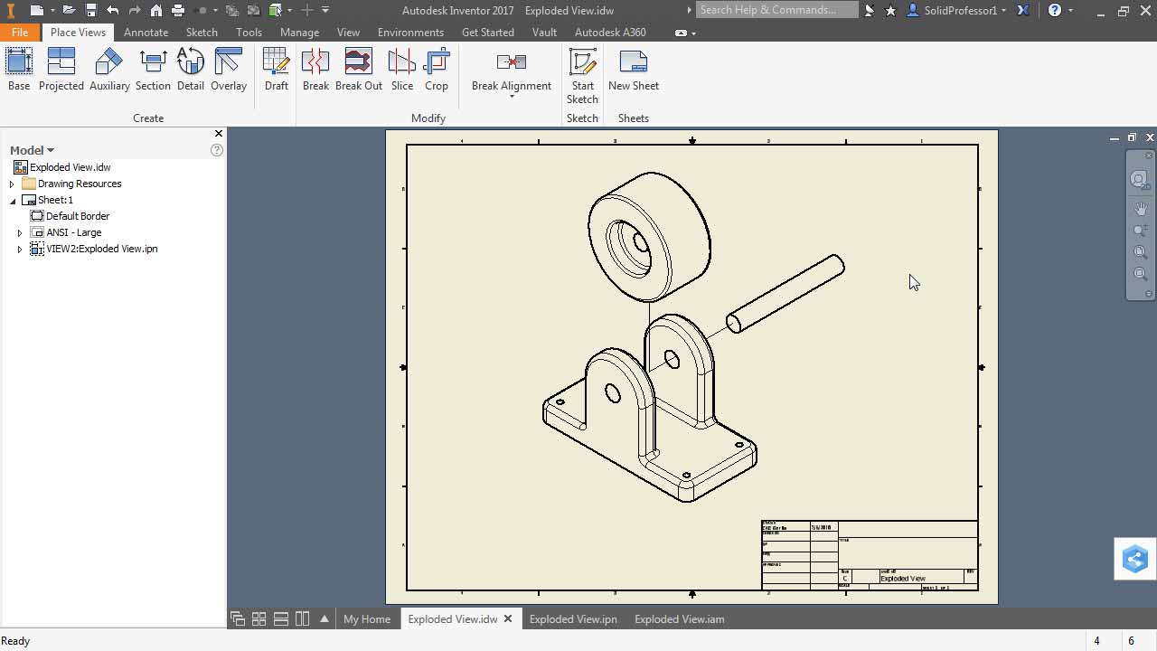 Autodesk Inventor Drawings Training Course