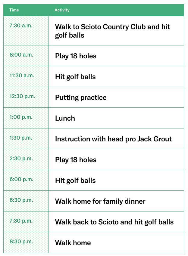 daily routine of a professional athlete